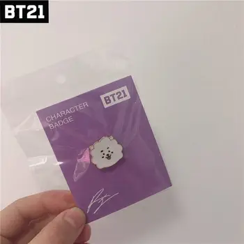 Kawaii Bt21 Cooky Tata Broszka Odznaka Fani Zbierają NOWE Przypinki Ze Stopu DIY Kapelusze Ubrania Plecak Dekoracja Odzież Akcesoria Prezenty 6 best sales etui na airpody bt21 - №2