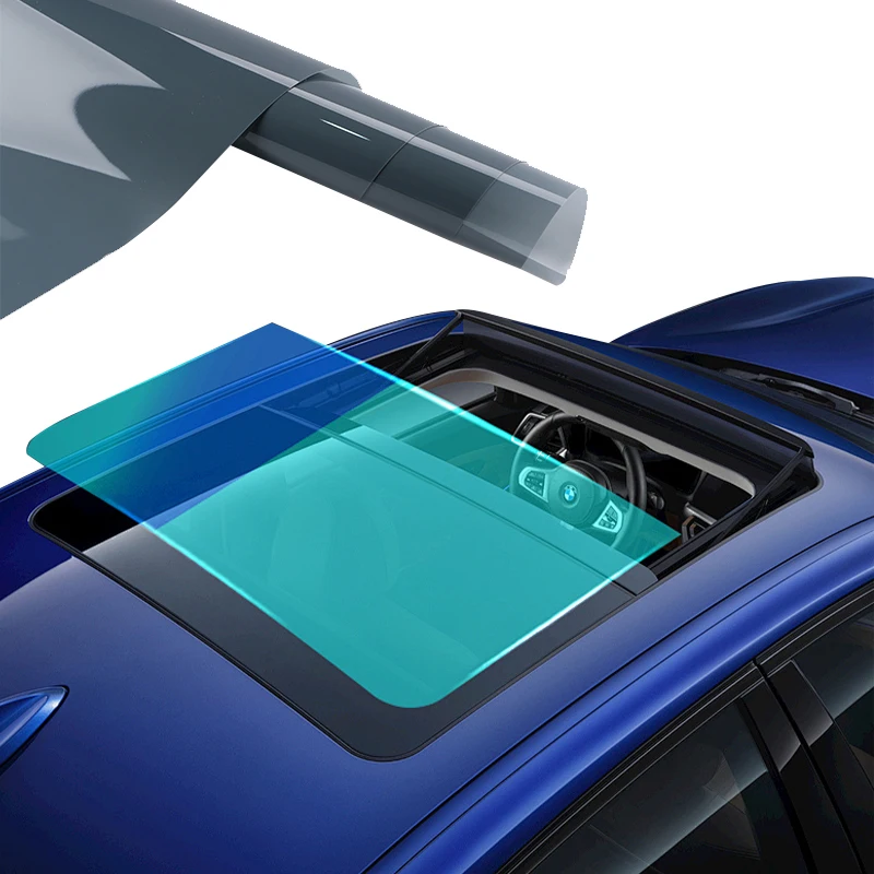 

Глянцевая пленка для люка на крыше автомобиля, ТПУ, Ppf, черная, без пузырей, виниловая пленка для крыши, защитная пленка для автомобиля, виниловая пленка