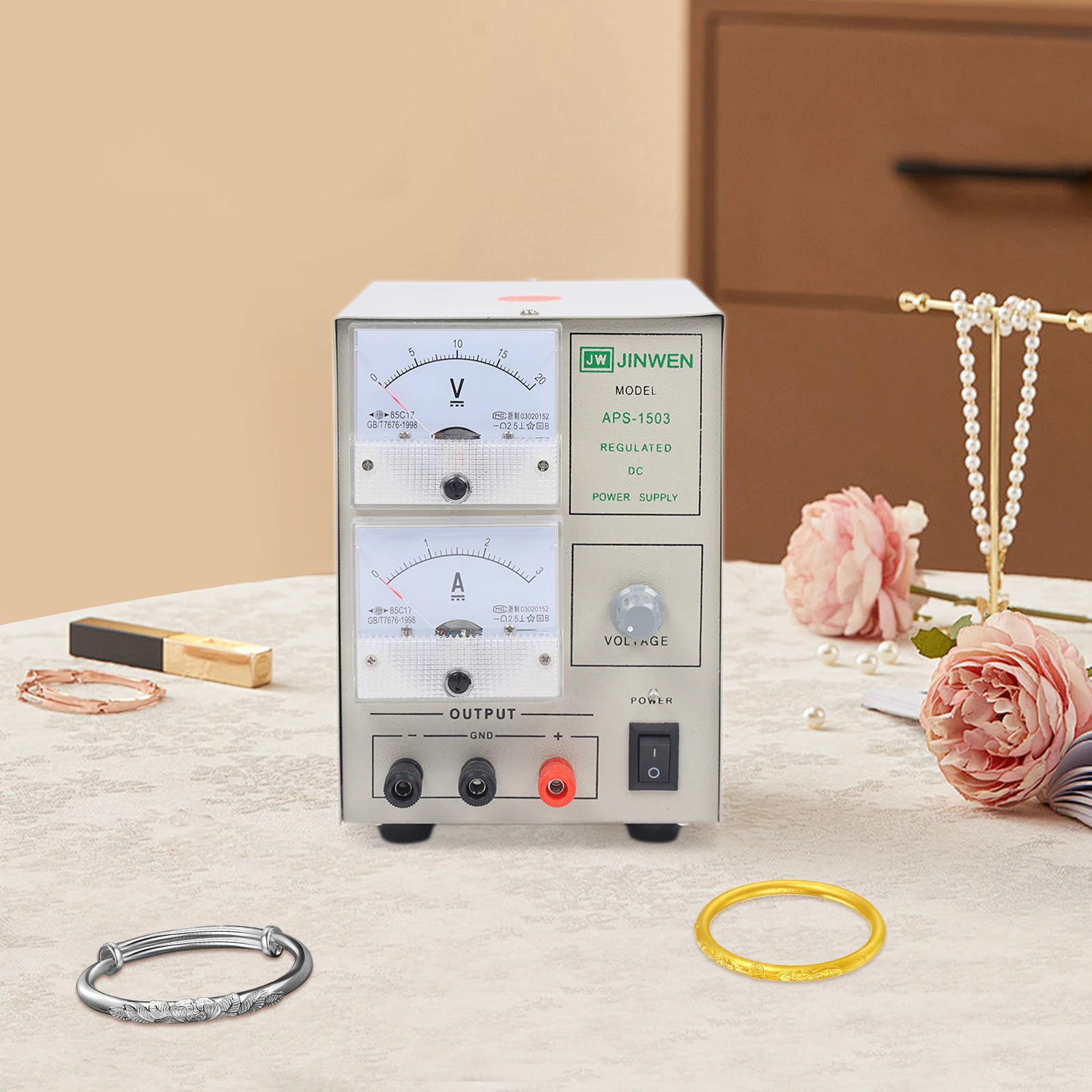 Jewelry Craft Kit  Gold Plating Machine Jewelry Plater Electroplating Kit Automatic Voltage Regulation Overcurrent Protection