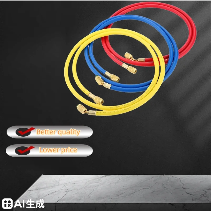 خرطوم شحن التيار المتردد أنبوب عدة خرطوم تركيبات منخفضة الخسارة لقياس مشعب تكييف الهواء المبردات R410A R32