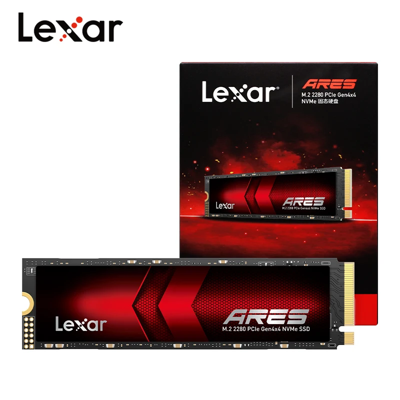 100% Original Lexar SSD 1TB 2TB 4TB Internal Solid State Disk High Speed PCle Gen4x4 NM790 SSD ARES For Laptop Desktop PC