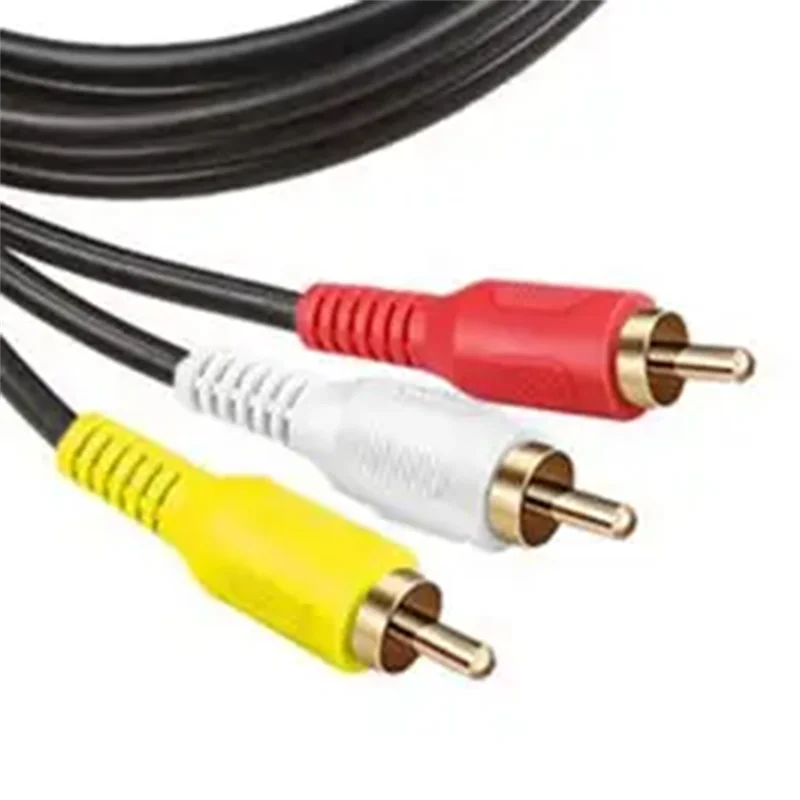 3CGRO-RJ45 fêmea para 3RCA Rj45 para 3 flor de lótus com extensor e cabo de rede para estender 305 metros de cabo de áudio e vídeo