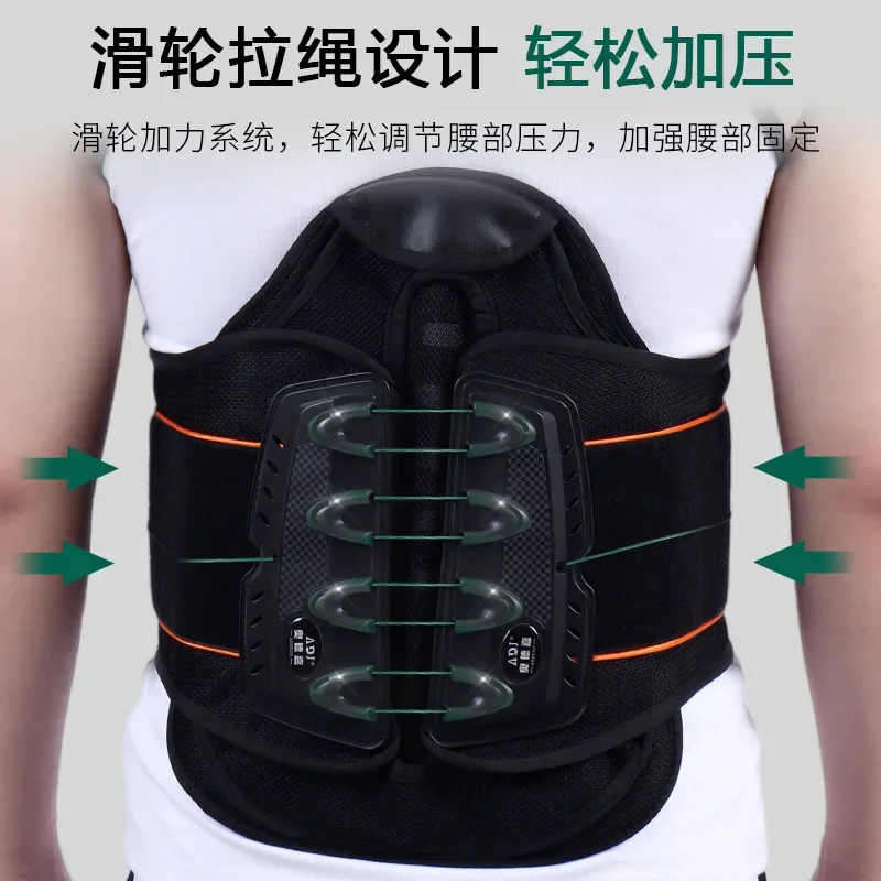 Customizable lumbar disc herniation postoperative rehabilitation fixation brace
