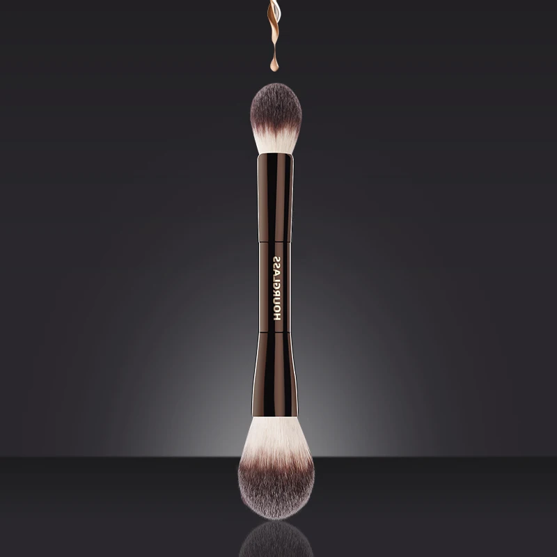 Hourglass Makeup Brush- No.18 Veil Powder Brush Soft Fiber Hair Double Head Powder Fashion Design Single Face Brush