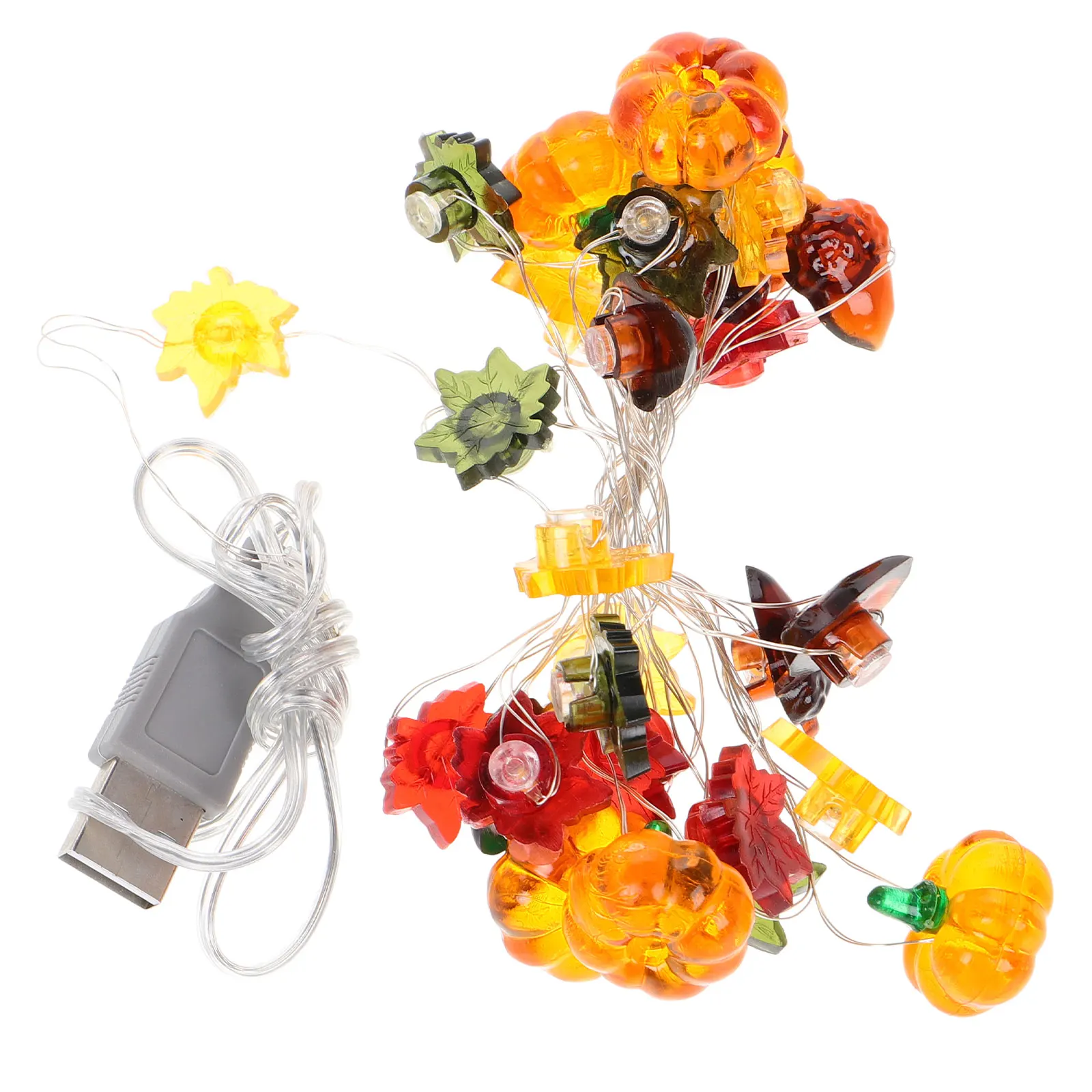 

LED Light Decoration Fall Decorations Indoor Autumn Window Lights PC Thanksgiving Outdoor