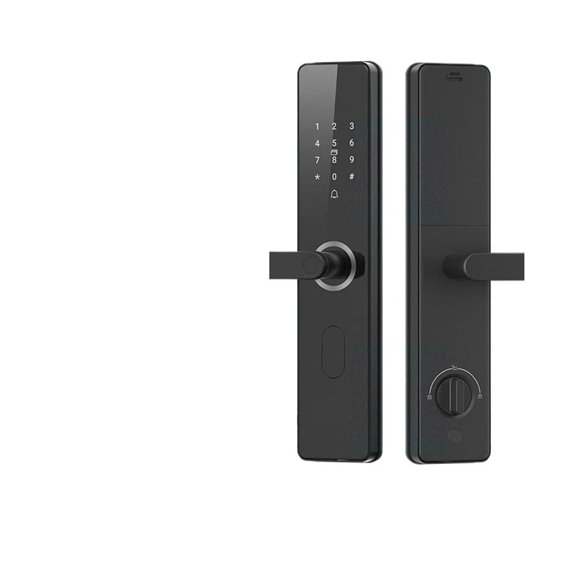 

Smart fingerprint lock entry door apartment smart door password electronic household semi-automatic