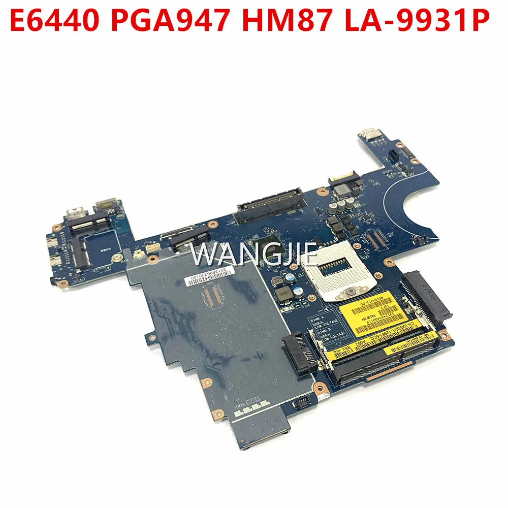 

Материнская плата WANGJIE для ноутбука DELL Latitude E6440 PGA947 HM87, материнская плата CN-0X8DN1 0X8DN1 VAL90 LA-9931P