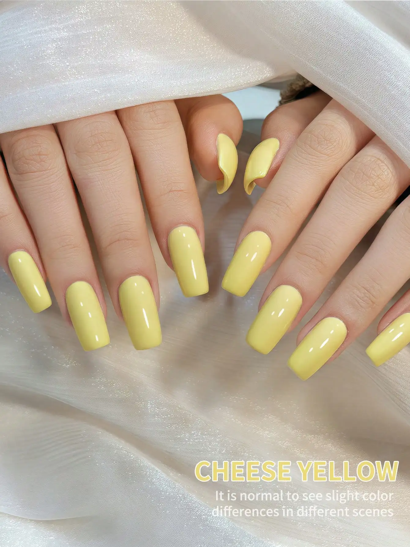 XEIJAYI 1 個チーズイエローネイルジェル半永久ネイルアート浸漬 UV LED ネイルサロン DIY