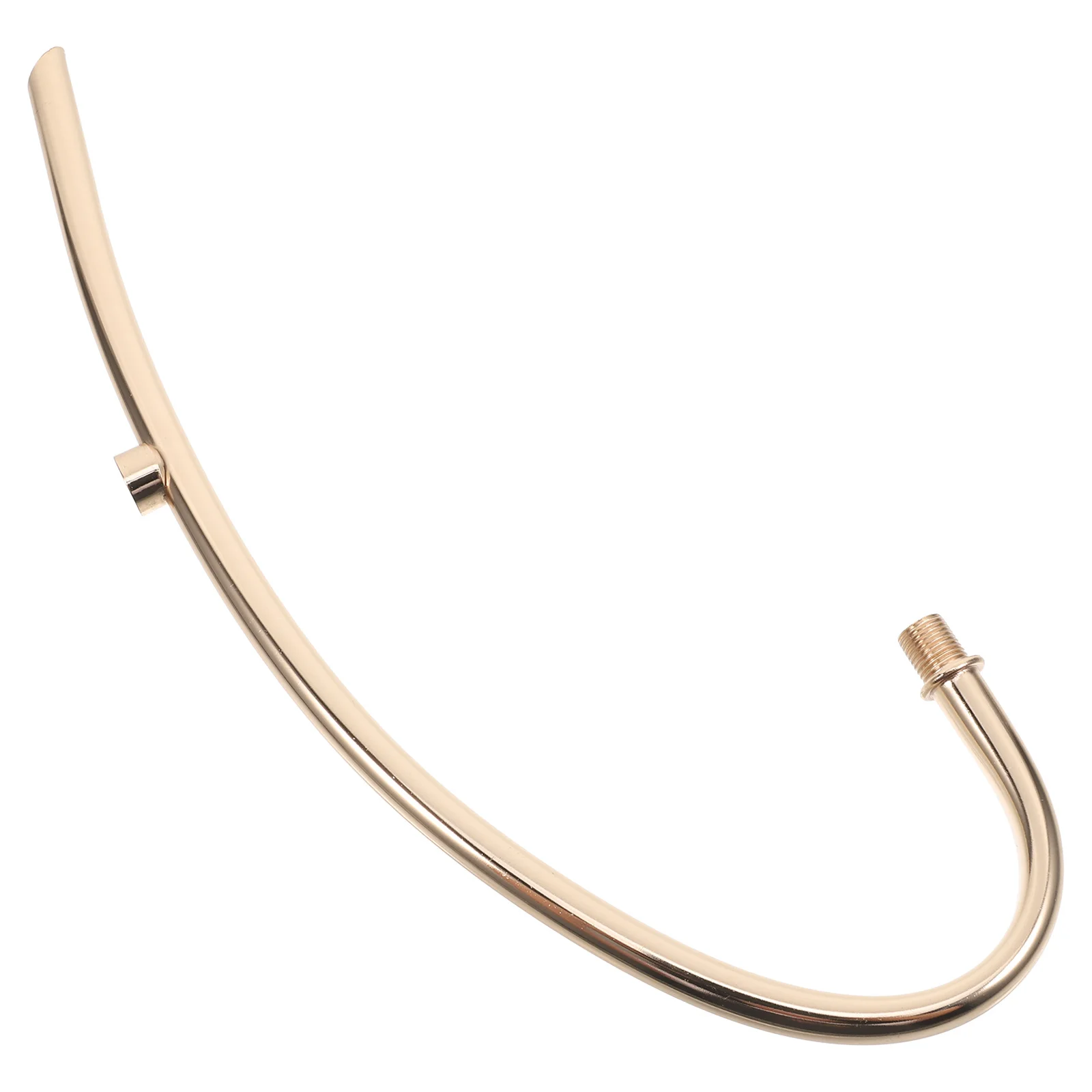 

1pc Wall Lamp Curved Stem Iron M10 Threaded Tube For Lamp Repair Diy Lighting Fixture Replacement Parts