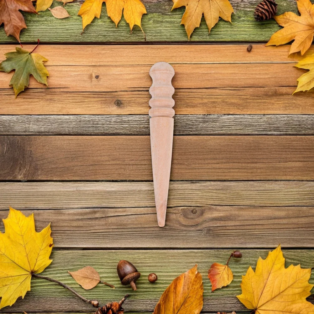 

2Pcs Wooden Mini Garden Seeder Tool Precise Seed Sowing Seedling Transplanter Small Gardening Tool Balcony Portable Seeder