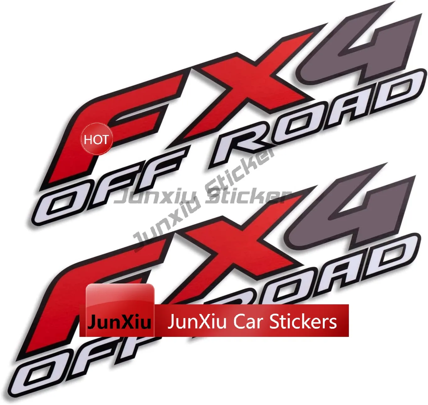 2 Stück Z71 4x4 Offroad-Truck-Aufkleber Tarnmuster Grafiken Hirsch-Totenkopf Schnee Offroad-Sticker Fx4 4x4 Straßen-Truck-Aufkleber F150 F250 F350 – Detail 12