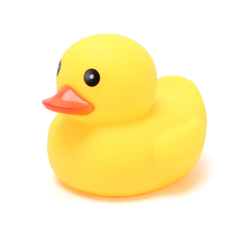 5Pcs Yellow Floating Duck Kids Bathing Toys Squeaky Rubber Yellow Ducks Shower Supplies Water Fun Game Swimming Pool Accessories