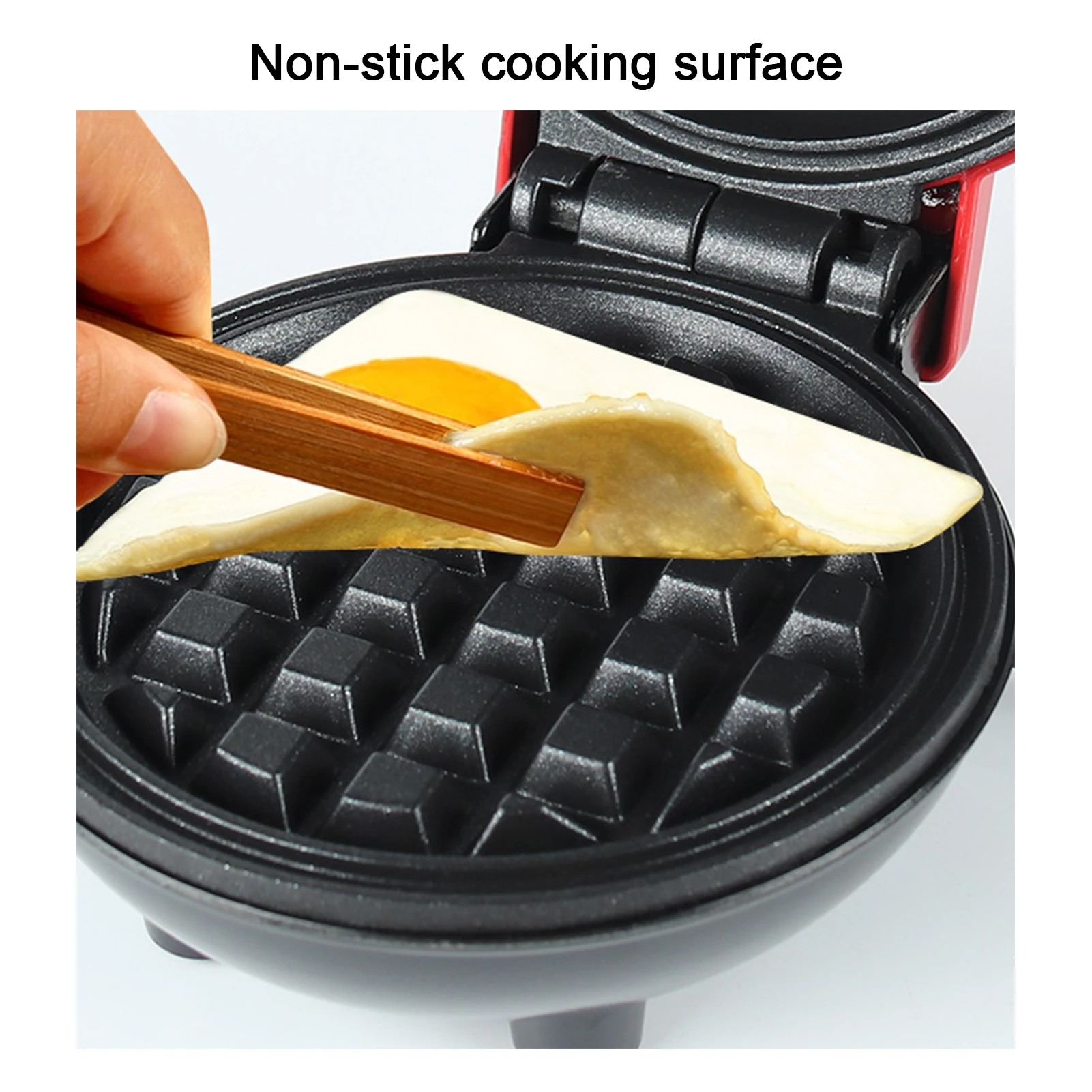 Mini Electric Waffles Maker Bubble Egg Cake Oven Breakfast Love Heart Shaped Waffle Maker Cooking Appliance 110-220V