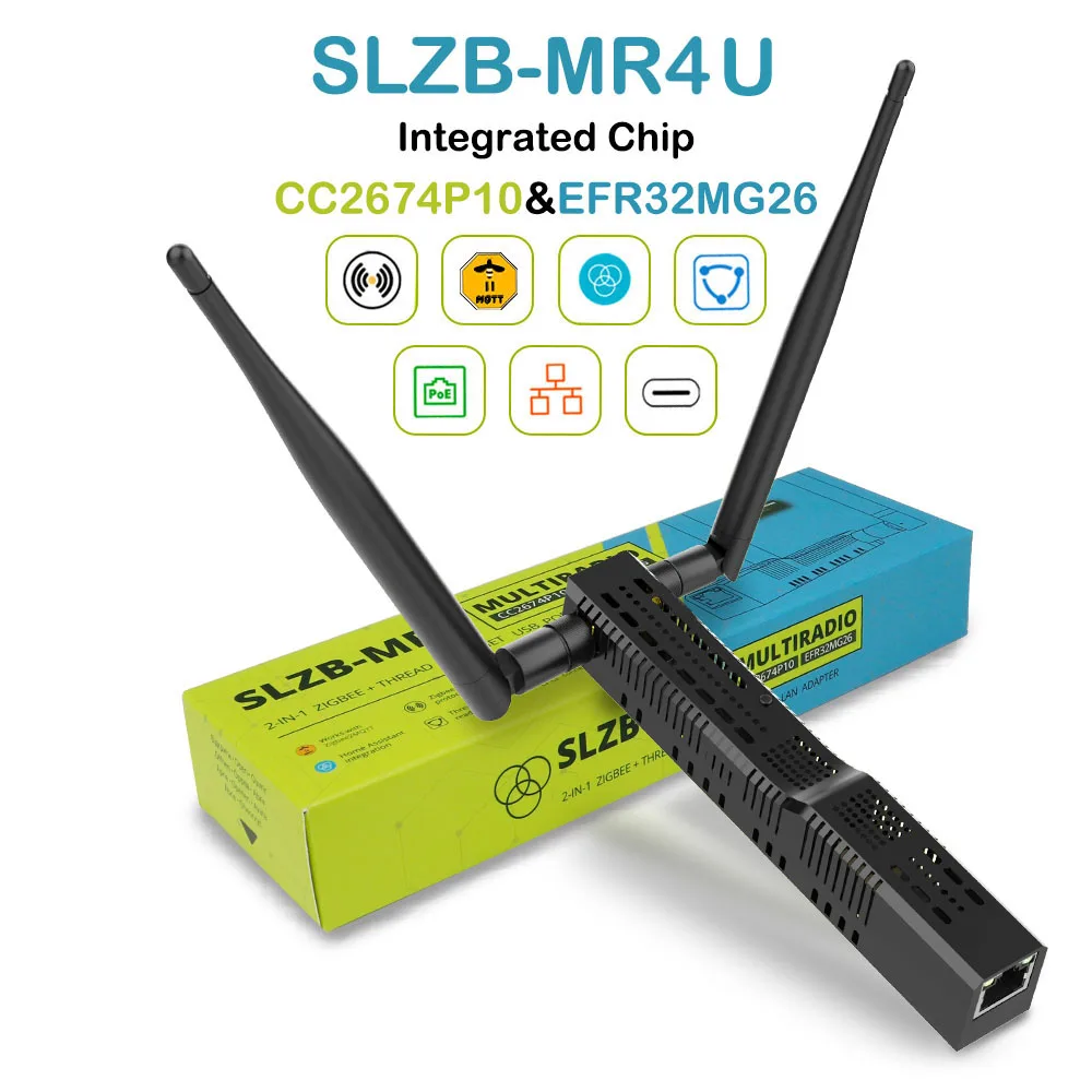 SMLIGHT SLZB-06/M/P7 Zigbee 3.0 - イーサネット、USB、およびWiFi