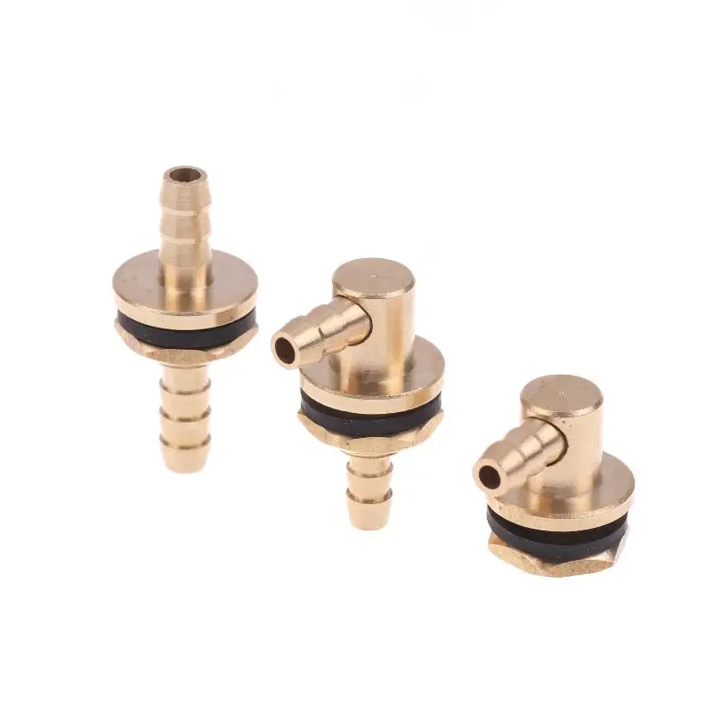 1 pezzo di rame olio combustibile capezzolo ingresso uscita ugello olio riempitivo per serbatoio modello RC accessori fai da te