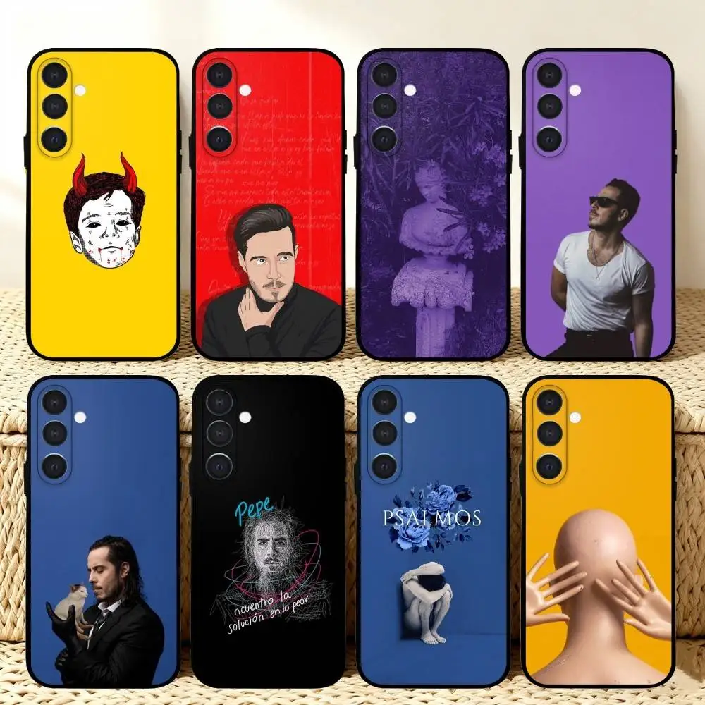 

Hola-J-Jose M-Madero Phone Case For Samsung A73,72,71,A52,51,40,41,A22,A32,31,A13, Soft Black Shell