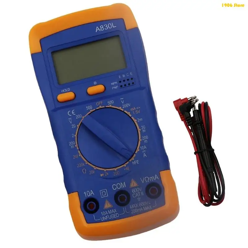 U1JB Digital Multimeter, Auto Ranging, Voltages, Current,Resistance Continuitys NCV Live with Data Hold Auto Shut Offs