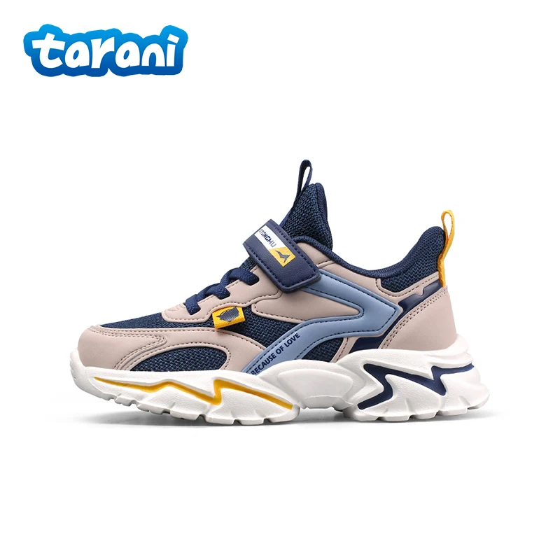 

Kids Casual Shoes Breathable Mesh Anti-Slip Rubber Sole & Adjustable Straps for Boys Girls Lightweight School Playground Shoes