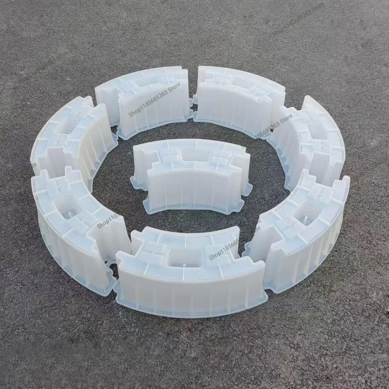 Round mold root controller brick launching shaft wall concrete block barrier
