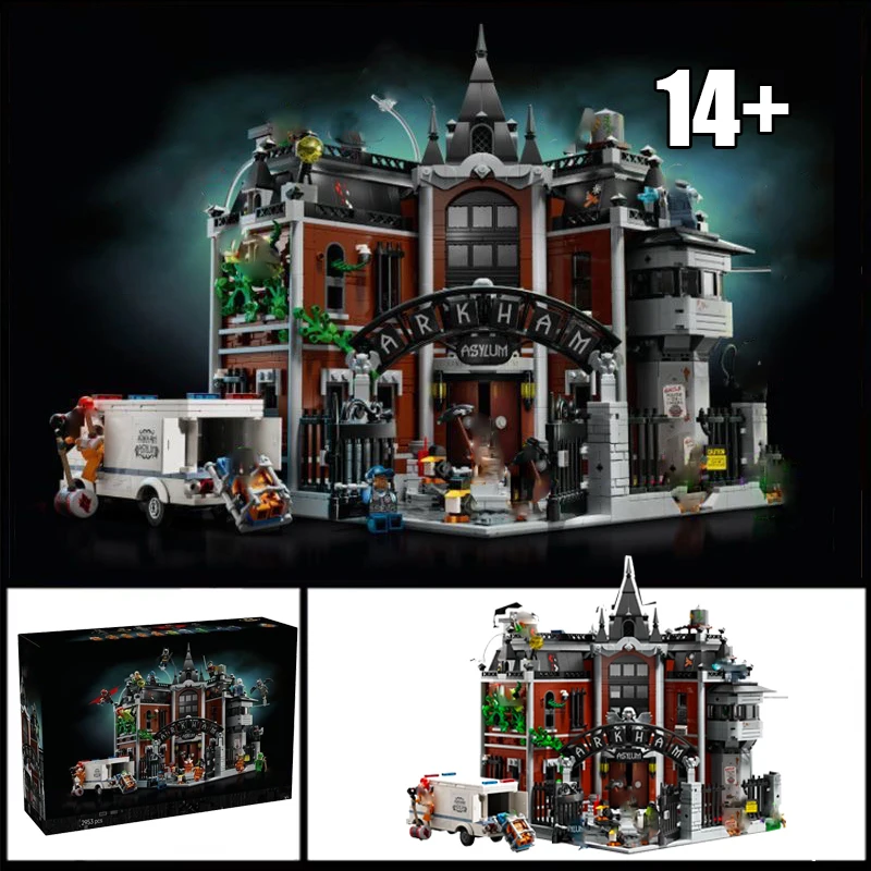 

2026 NEW 76300 Arkham Asylum building model, suitable as a birthday gift, collection item or decorative piece for adults.