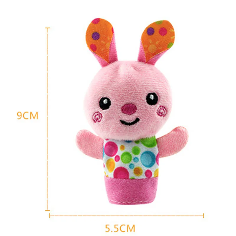 Baby Finger Puppets Appease Plush Zoo Animals Toddlers Infant Children Soft Doll Story Time Playtime Baby Toys 0-12 Months