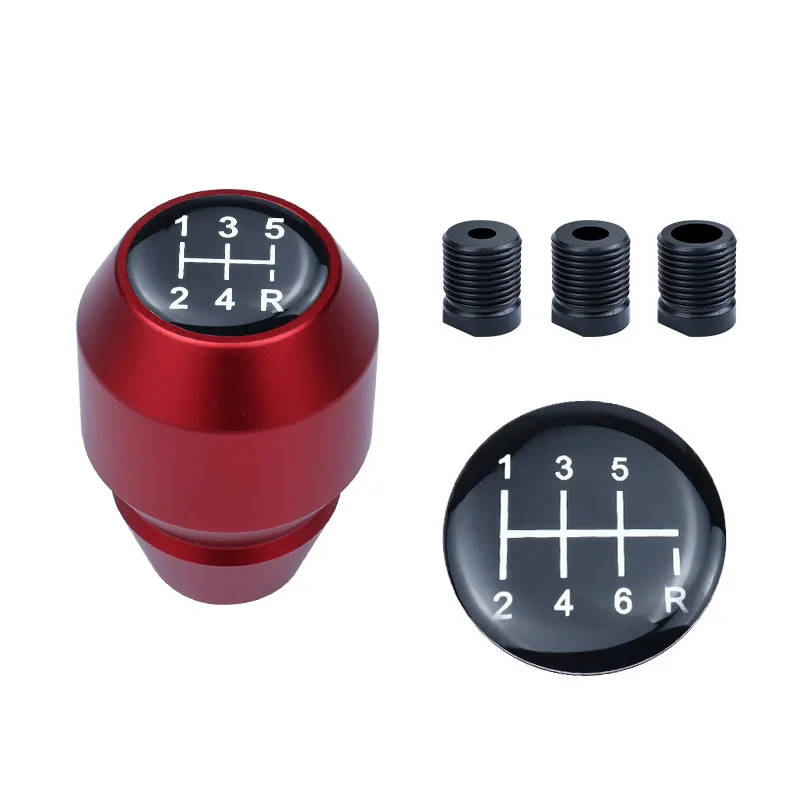 Car modification manual transmission head five or six gears aluminum alloy metal wave stick head handball