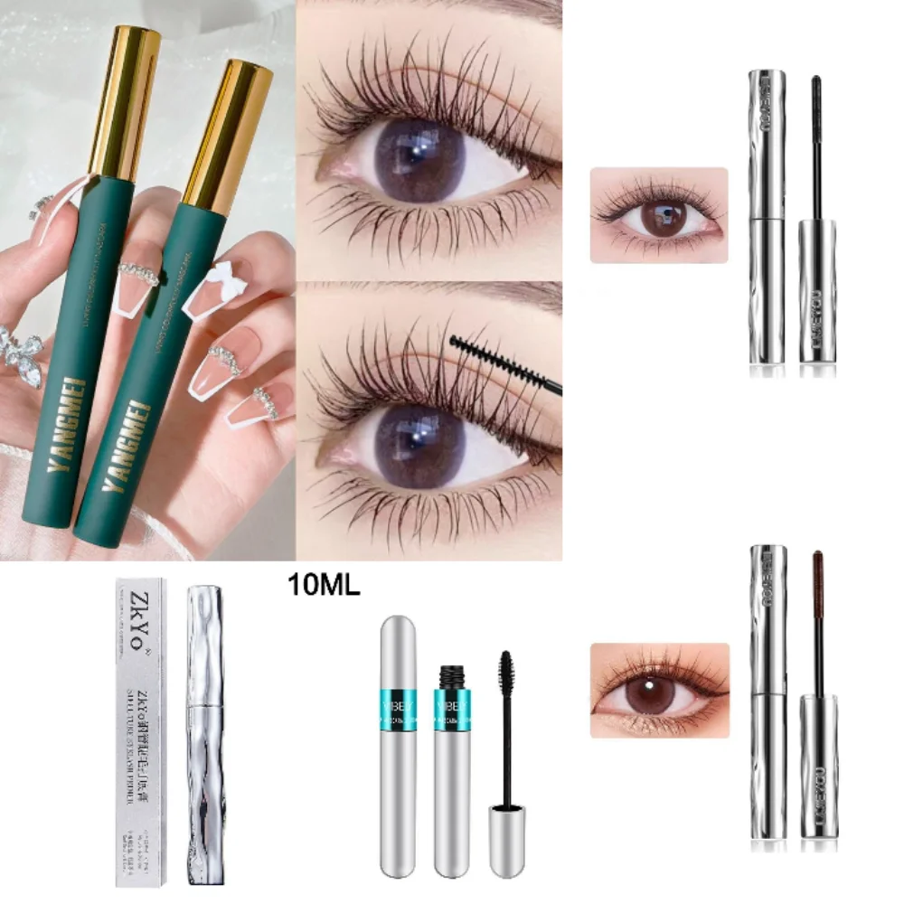 1 Stück Ultra-Feine Curling-Mascara, Volumen-Gebend, Verlängernd, Langanhaltend, Wasserfest, Nicht-Verschmierend, Natürliches Wimpern-Make-up 2026