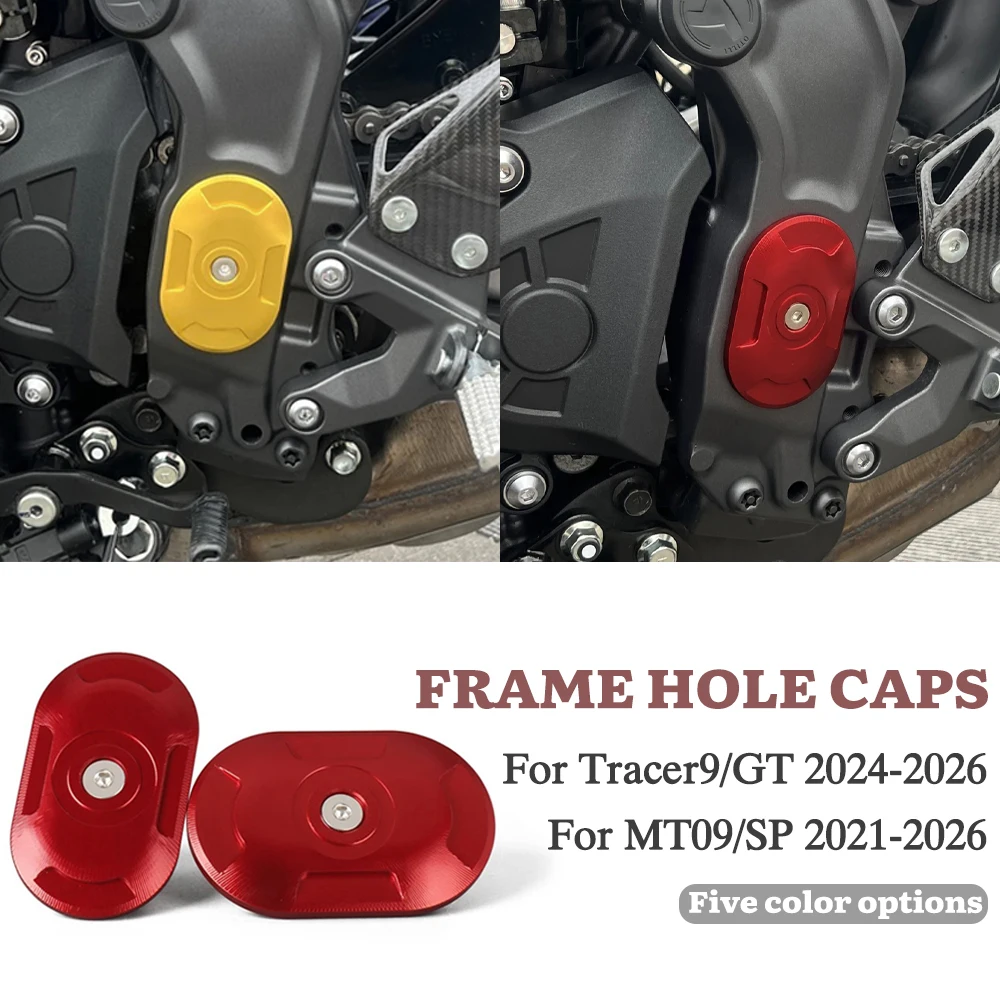 

For Yamaha XSR900 XSR 900 Tracer9 Tracer 9 GT MT-09 MT 09 SP 2021-2026 CNC Decorative Frame Hole Plug Kit for Motorcycle