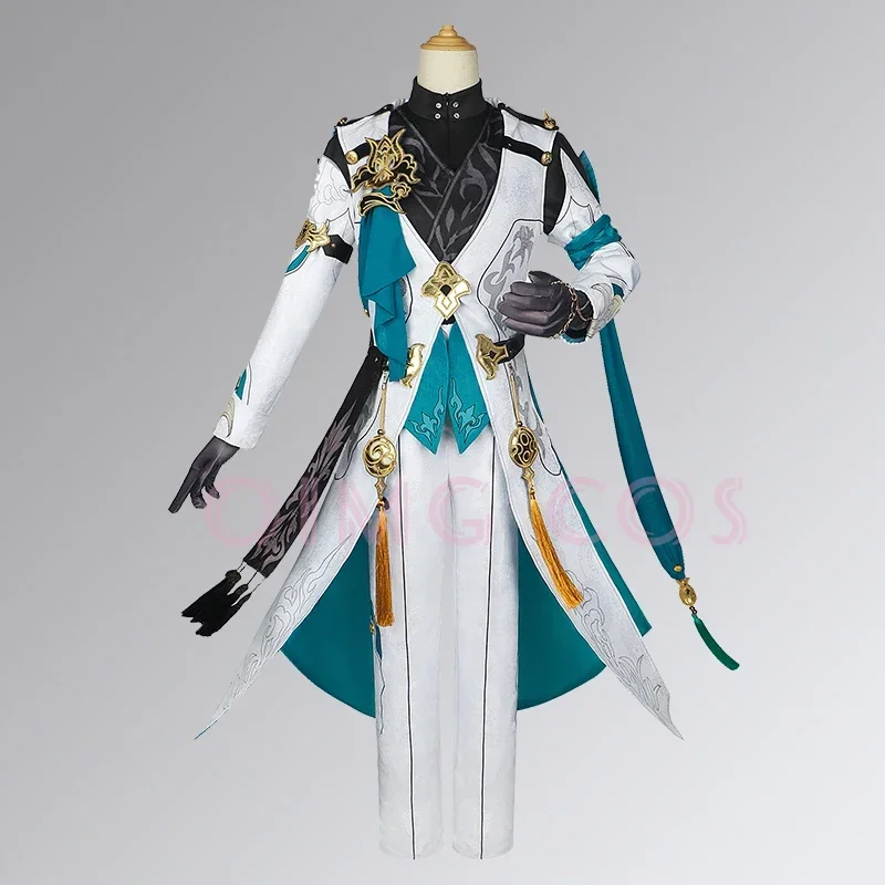 Luocha Cosplay Costume Honkai Star Rail Carnival Uniform Wig Anime Halloween Costumes Men Game