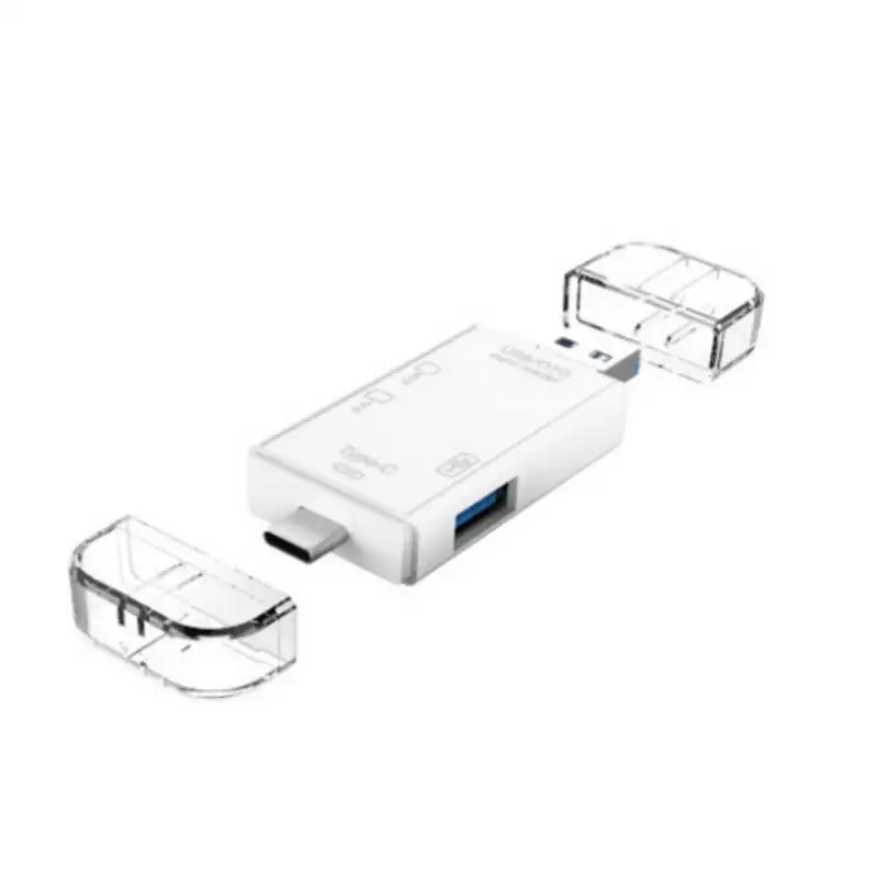 R53C Fast Speed USB Memory Card Reader for SDTF SDXC MicroSDs Cards File Sharing