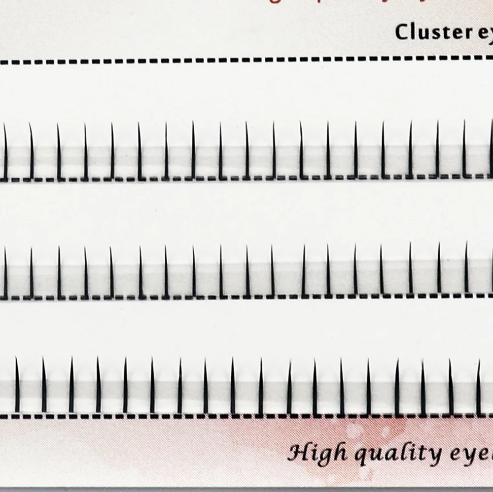 Natural Lashes 120 Clusters V-Shaped Lower Eyelashes 5/6/7mm Natural Lower Under Eyelash Easy Grafting Makeup Extension Tools