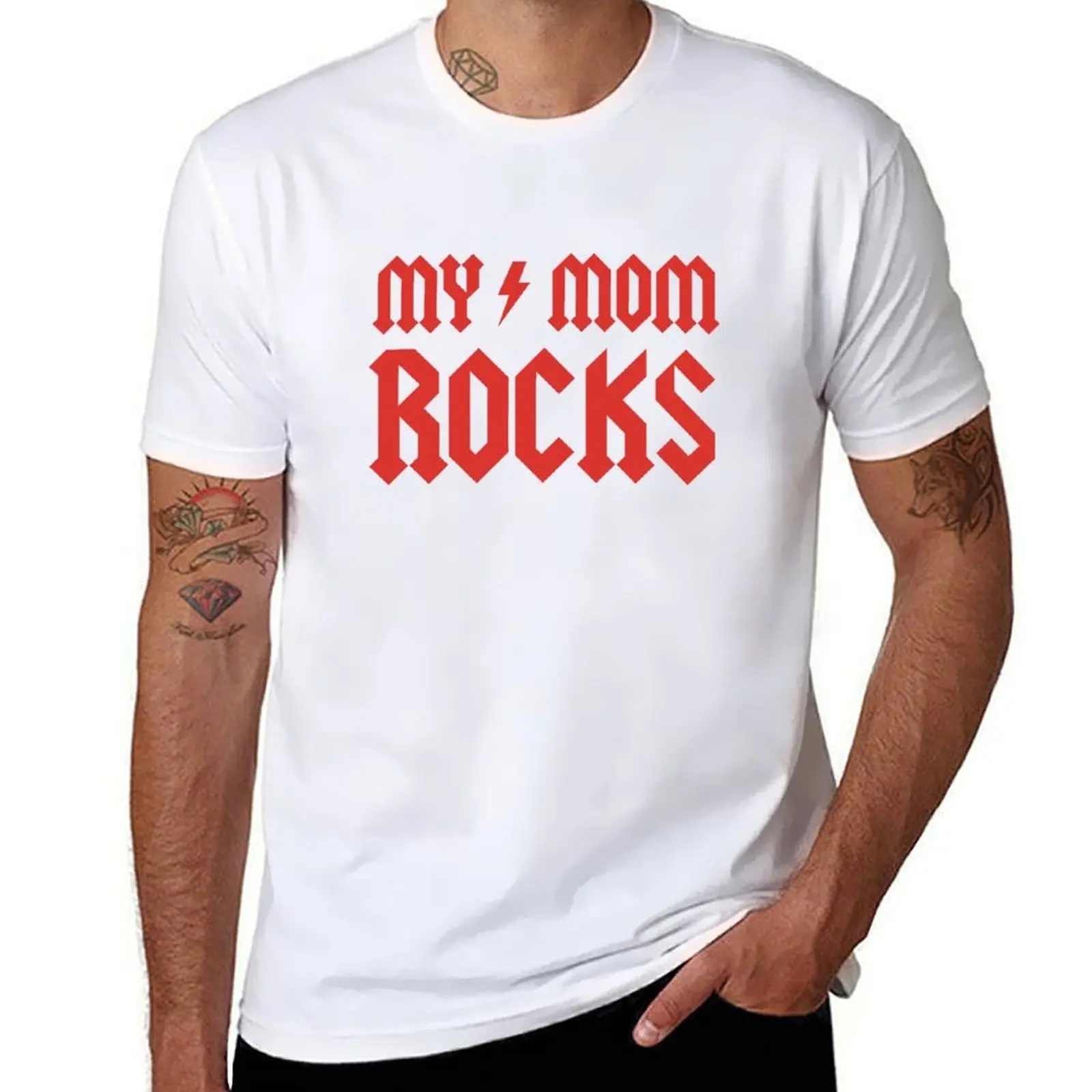 

My Mom Rocks! T-Shirt t shirts for man graphic funny funny t shirts man T-Shirt