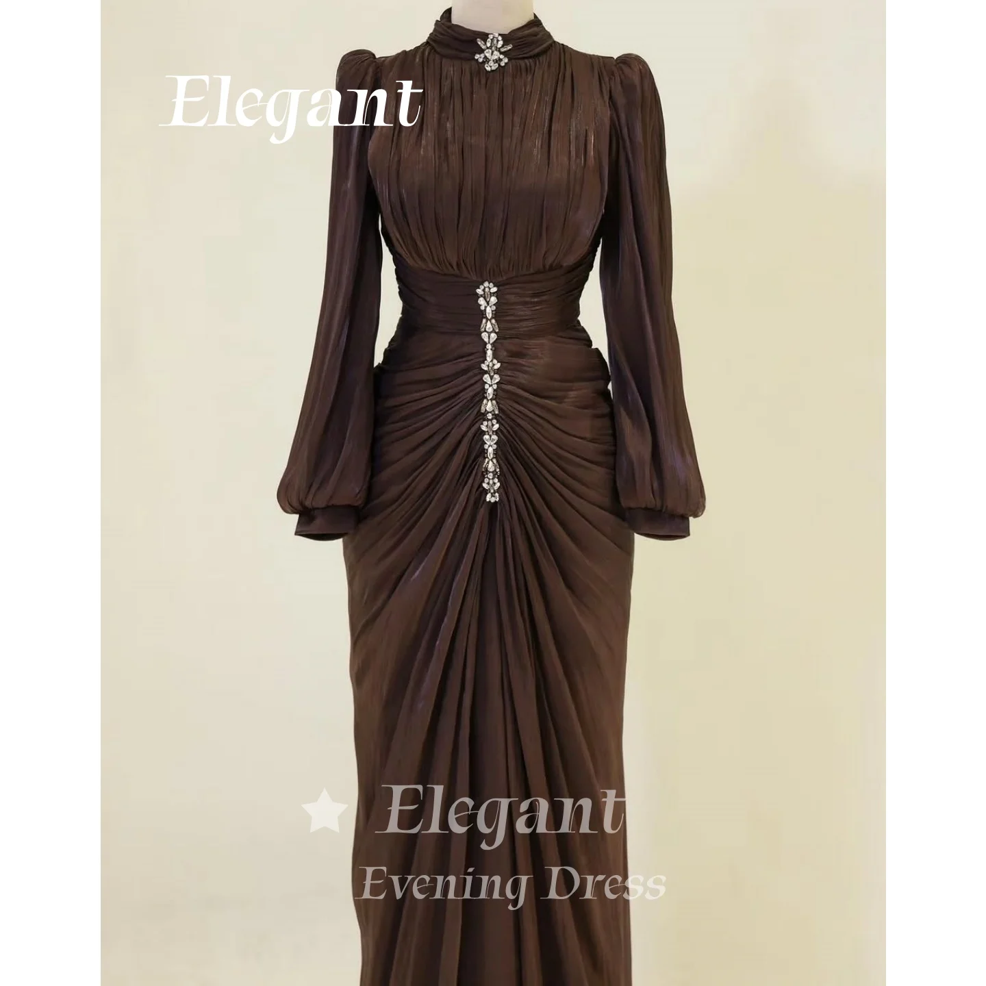long elegant dress Selinadress Elegant Long Luxury Shawl Long Evening Dress Formal Gowns SC089