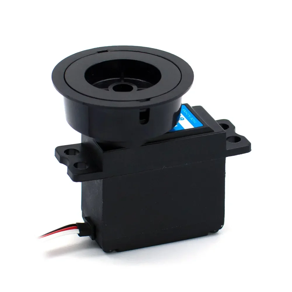 JX W5513-6T 10kg Standard Metal Gear Sail Winch Servo 0.09sec 360 Degree for RC Yacht Motor RC Sailing Competition Steering Gear