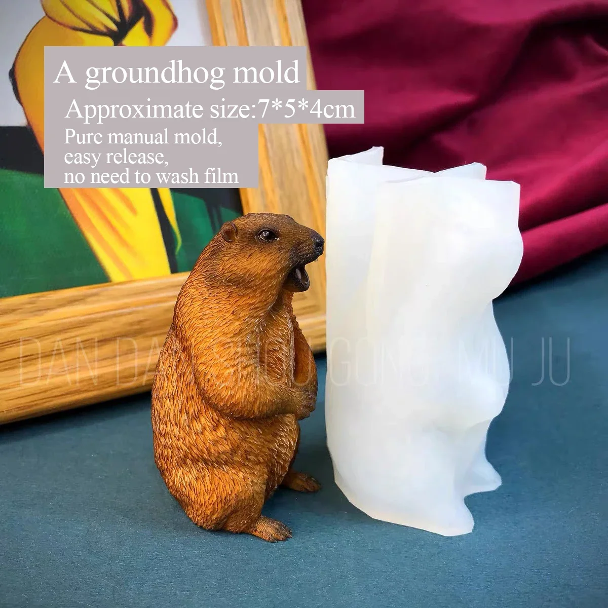 DIY Silicone Mold for Aroma Plaster, Fragrance, Handmade, Three-Dimensional Mold, Cute and angry, Abrasive