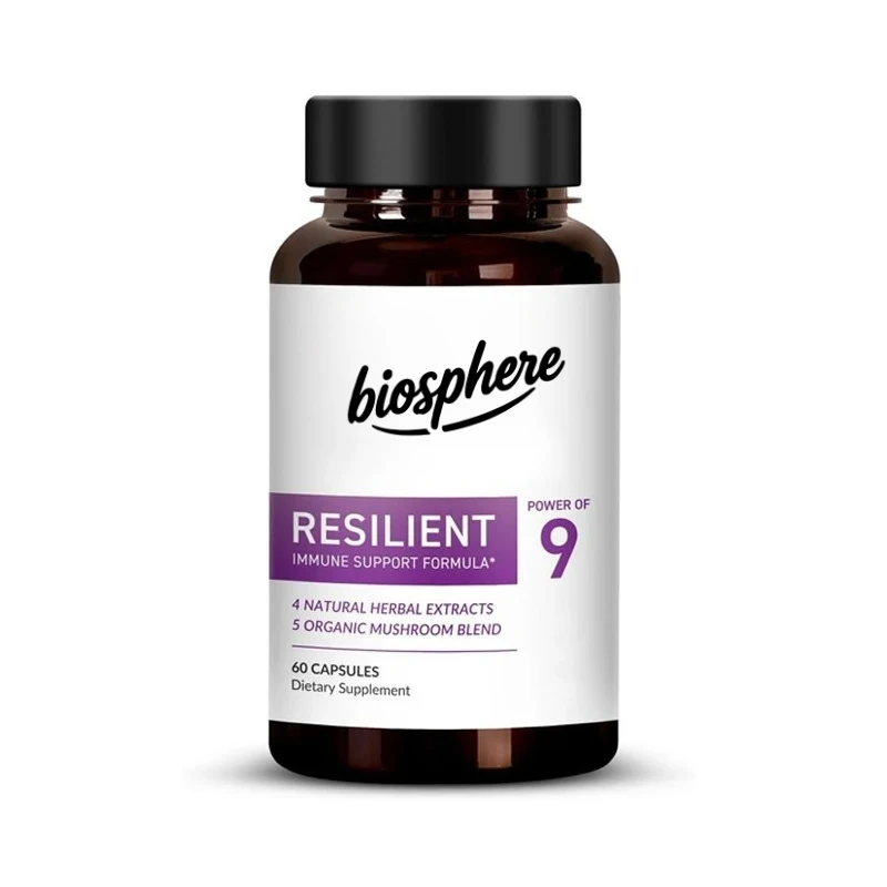 

Поддержка иммунной системы на основе натуральных компонентов - содержит смесь органических грибов, эхинацеи, астрагала, беозара и т.д., для вегетарианцев.