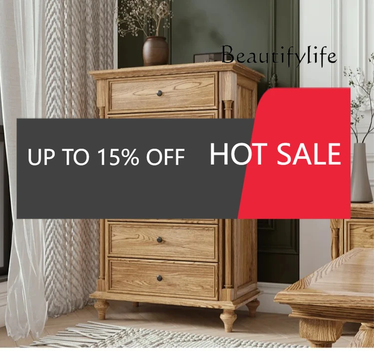 

Комод S45 из массива японского дуба с шестью ящиками, в скандинавском стиле, для спальни