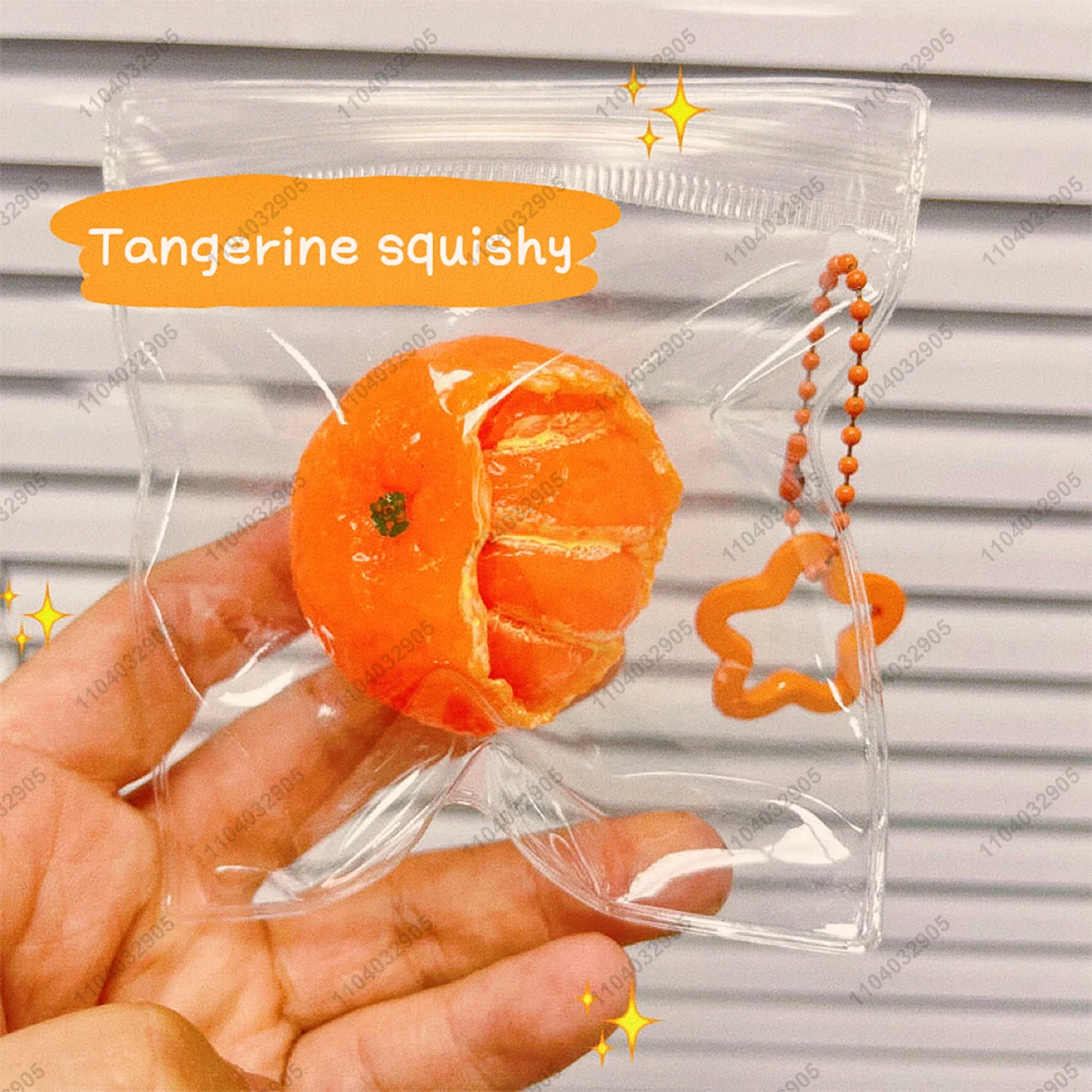 Tangerine Squishy Peeling Orange Tangerine Mochi Toy Squeeze Toy Squishy Anti Stress Release Toy Gift