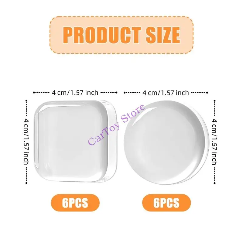 

2 Set Transparent Door Handle Bumpers Wall Guards Stopper For Home Office Commercial Use Damage Prevention