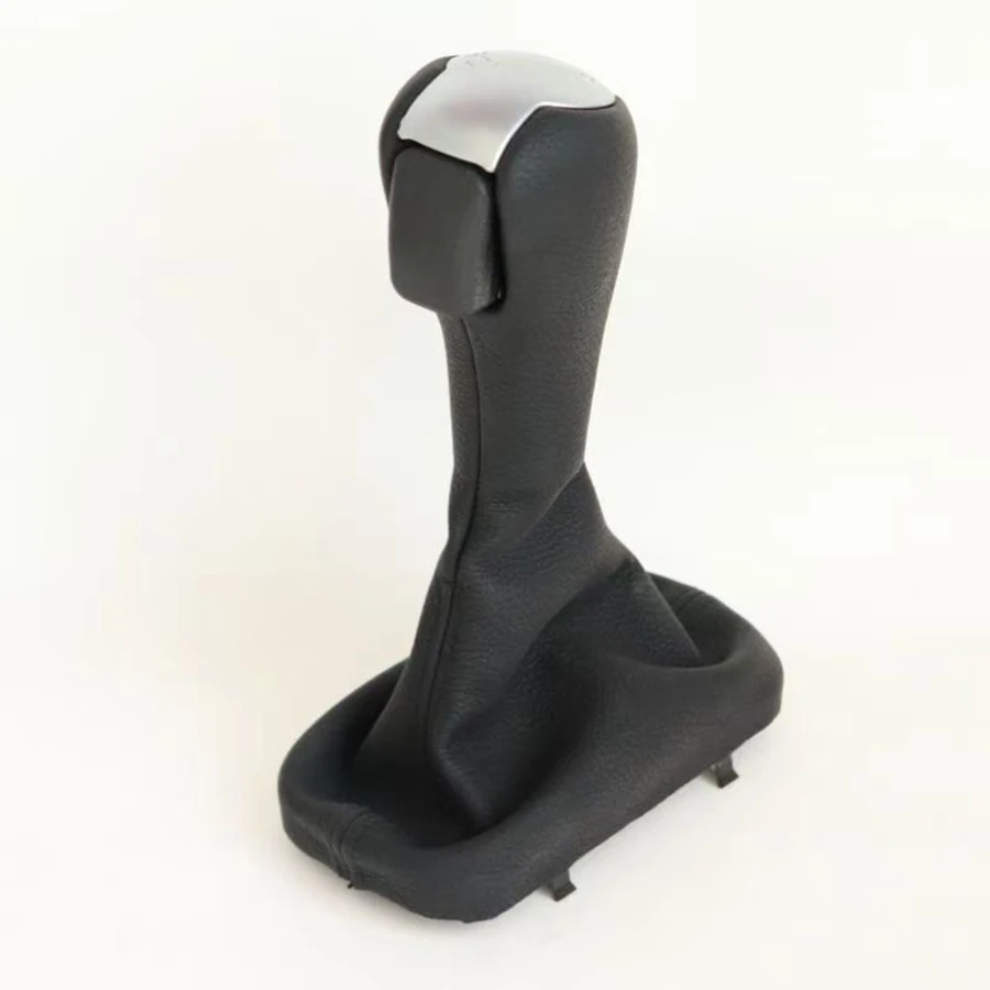1Pc Gear Shift Knob Handle Leather Boot Gaiter Fit For Land Rover Range Rover Sport 2010-2013 Automatic LR039941/LR018050