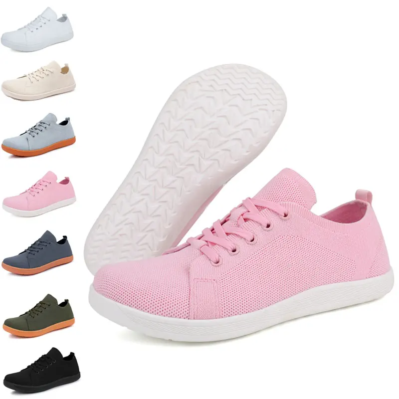 

Womens Wide Minimalist Barefoot Sneakers Zero Drop Sole Optimal Relaxation