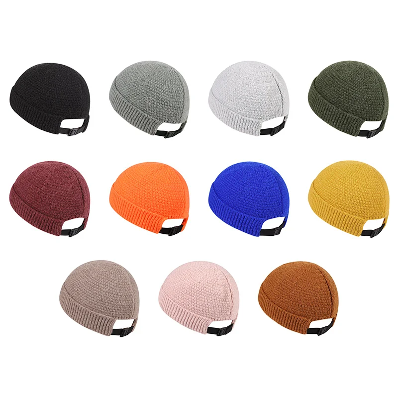 2023 NEW Baseball Cap Man Knitted Beanie Warm Soft Winter mens Hats Landlord Hip Hop Hat Skull Caps Outdoor women Rolled Bonnet