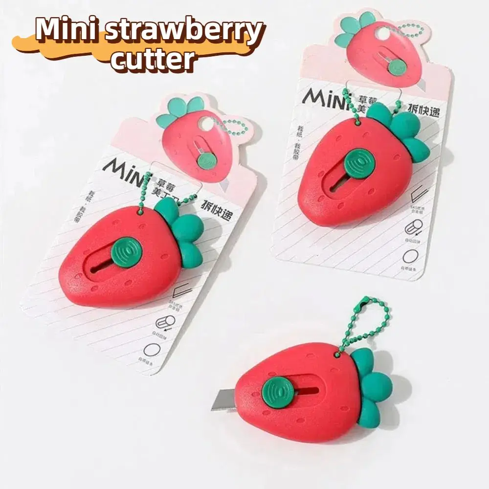 Kawaii Lichtgewicht Mini Utility Cutter Intrekbare Plastic Art Cutter Draagbare Cutter Pakketopening