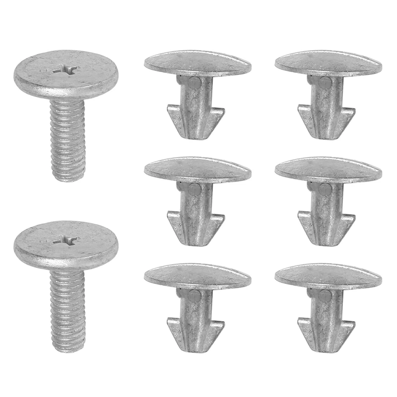 8Pcs Engine Cover Lower Pin Screw Access Cover Pin Set 90674-TY2-A01 90105-TBA-A00 for Honda Civic Crv Accord Acura