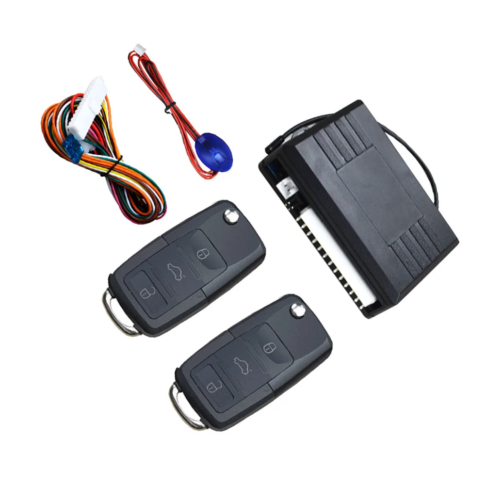 

Remote Control Central Lock Kit Keyless Entry System Door Locks Universal Car Remote LED Trunk Window Parking