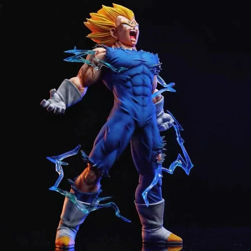 GK Dragon Ball Majin Vegeta Chichi Action Figure Collection Doll DBZ Self-destruct Vegeta Figurine Model Toys 27cm PVC Ornaments