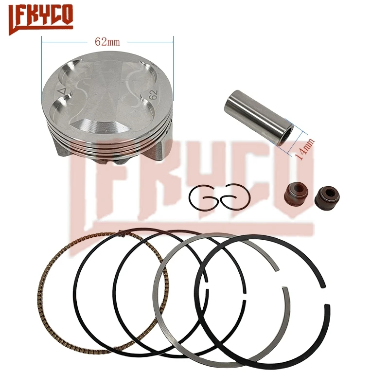 Motorcycle 62mm Big Bore Cylinder Kit Motor for Honda PCX150 PCX160 Vario Click ADV Stylo 160 WW150 PCX 160 150 SH150 Motoblock