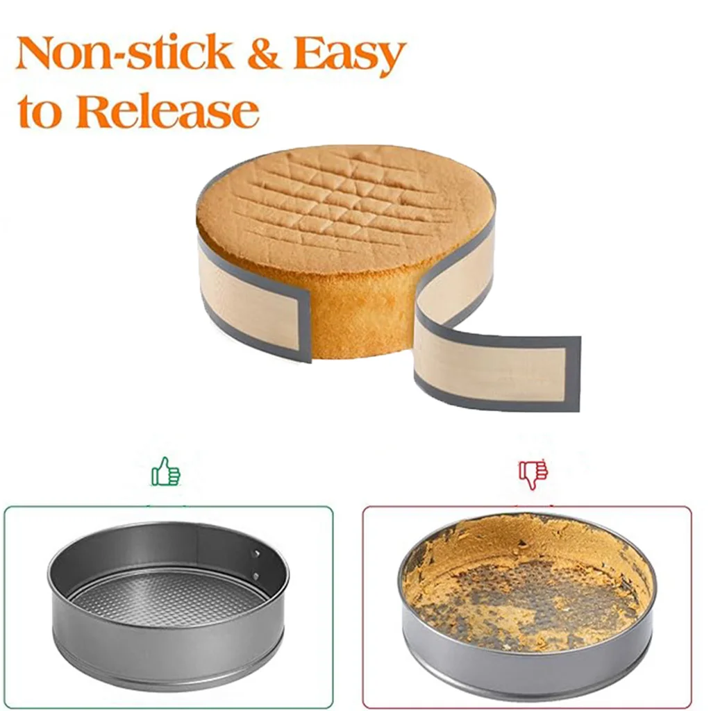 Silicone Baking Liners, Reusable Baking Dish, Non-Stick Food Safe Silicone Mats, Heat-Resistant Bread Grilling Platter for Bakin