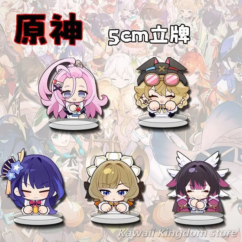 

Genshin Impact аниме косплей акриловая подставка модель тарелка декор стола стоячий знак настольный студенческий аксессуар подарок для фанатов