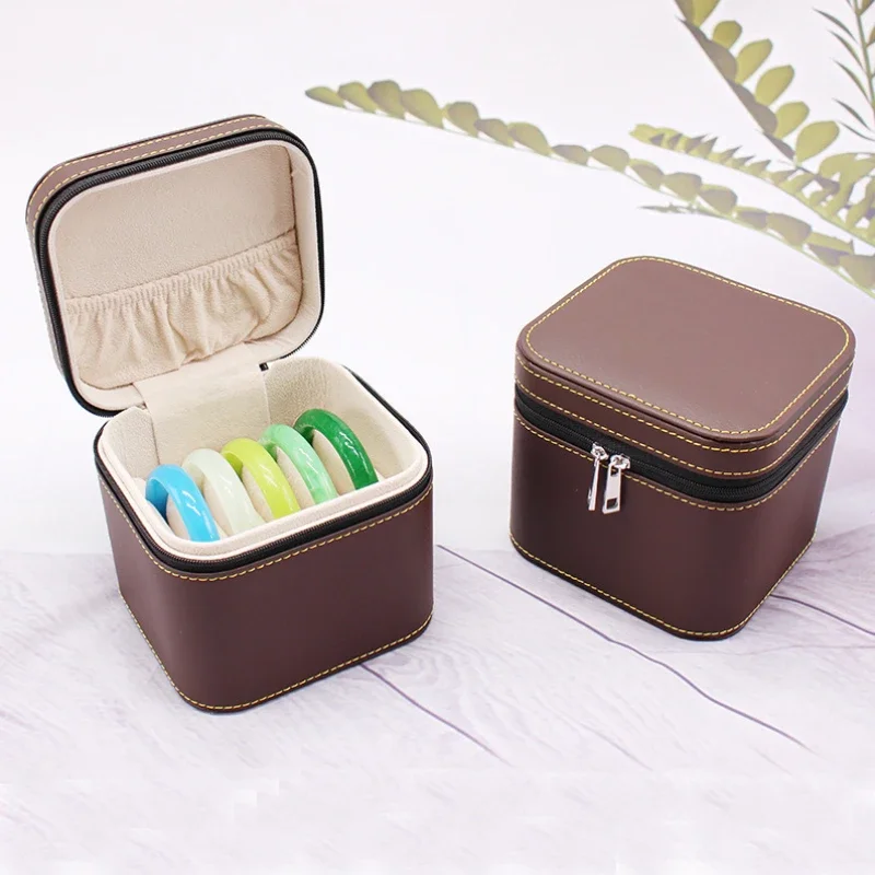 

5-position Card Slot Dustproof Bracelet Box Jade Storage Special Display Box Bangle Storage Box Wholesale